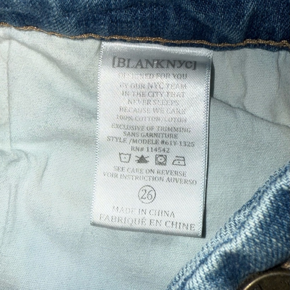 Blank Nyc Distressed Patchwork Jeans - image 5